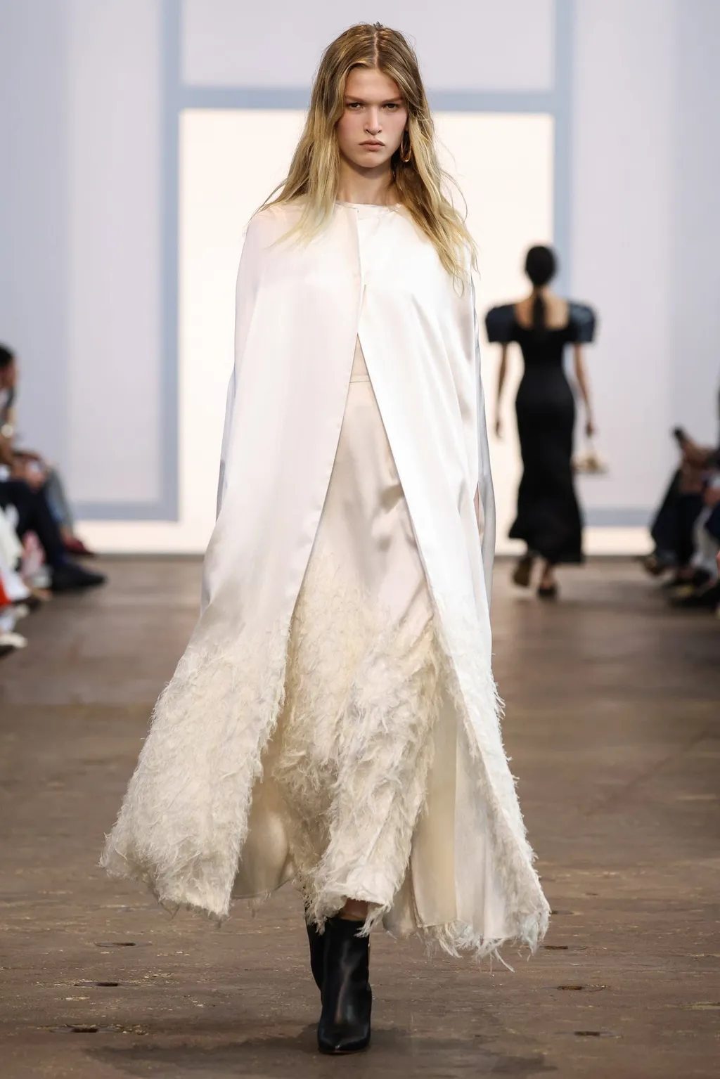 Maslow Organza Midi Dress