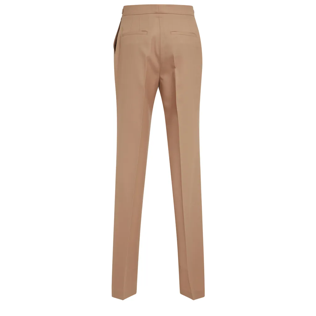 Front Pleated Ring Casual Pants