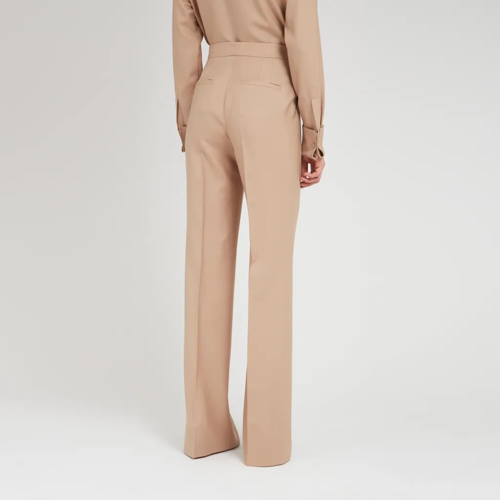 Front Pleated Ring Casual Pants