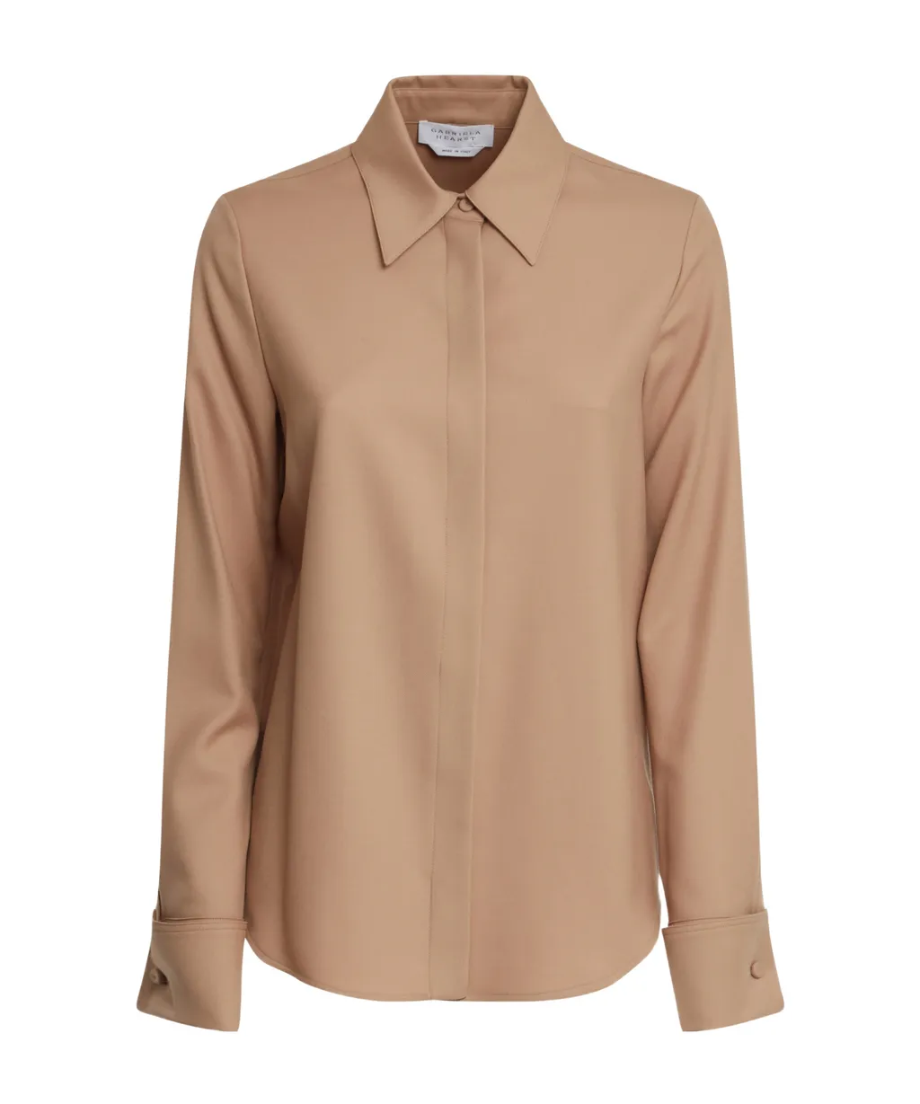 Lapel Long-Sleeved Shirt