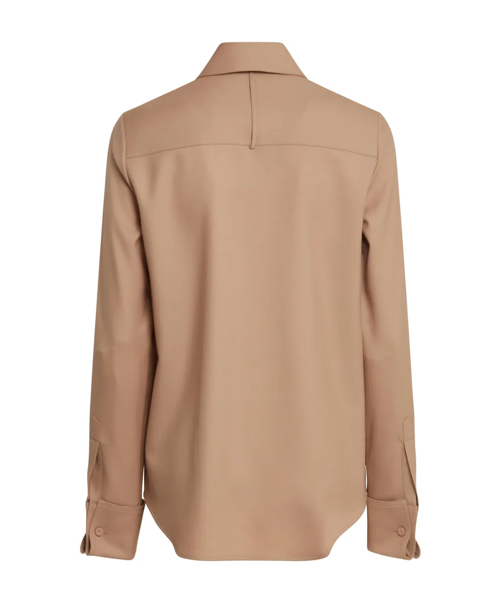 Lapel Long-Sleeved Shirt