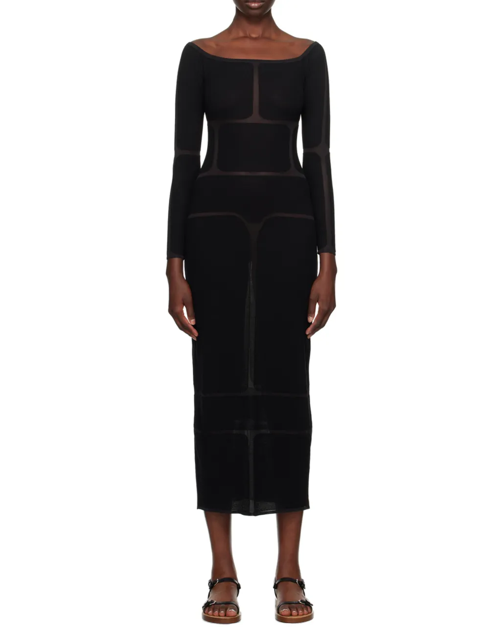 Strapless Mid-Length Dress