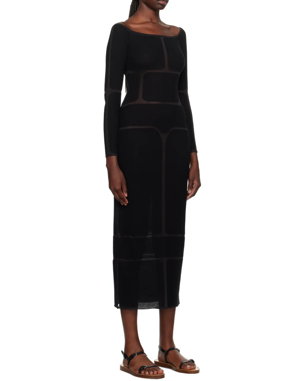 Strapless Mid-Length Dress