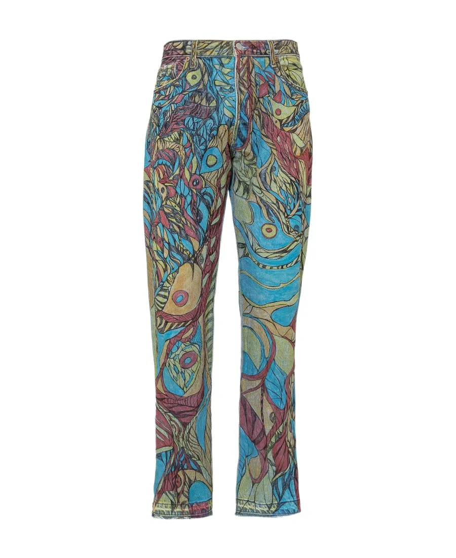 Printed Jeans