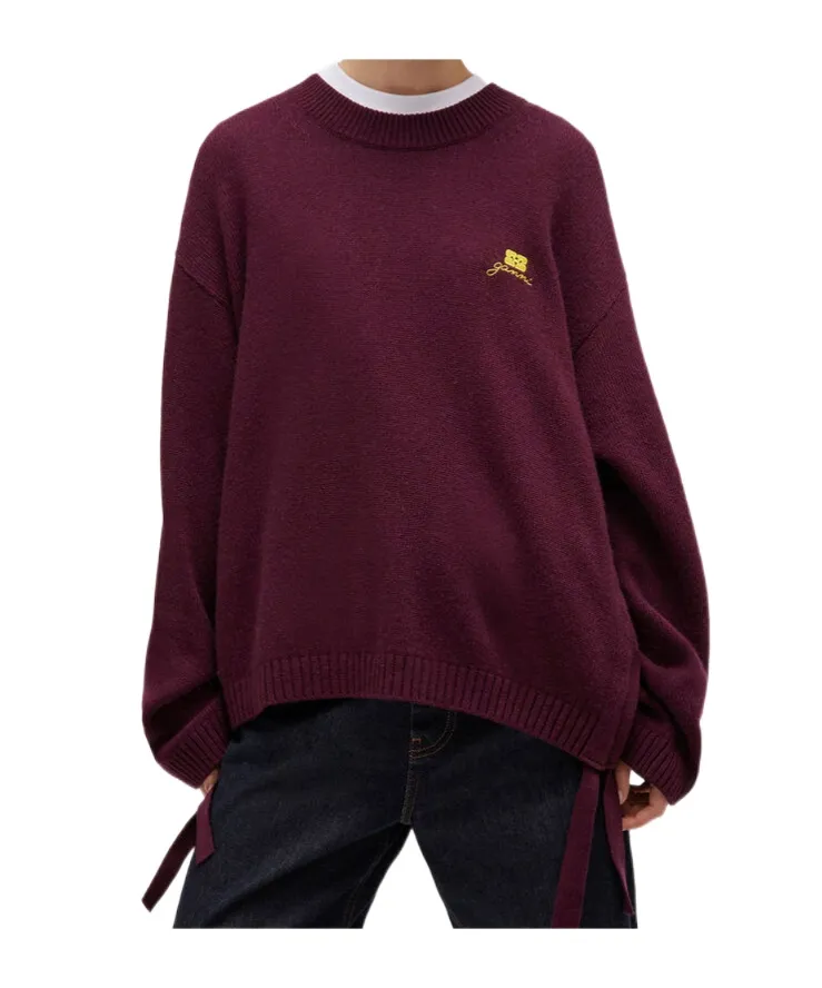 Crewneck Drawstring Jumper