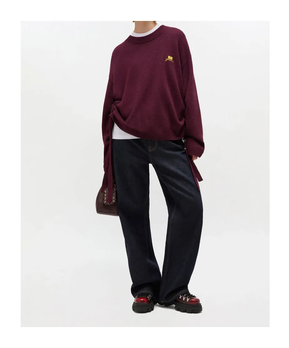 Crewneck Drawstring Jumper