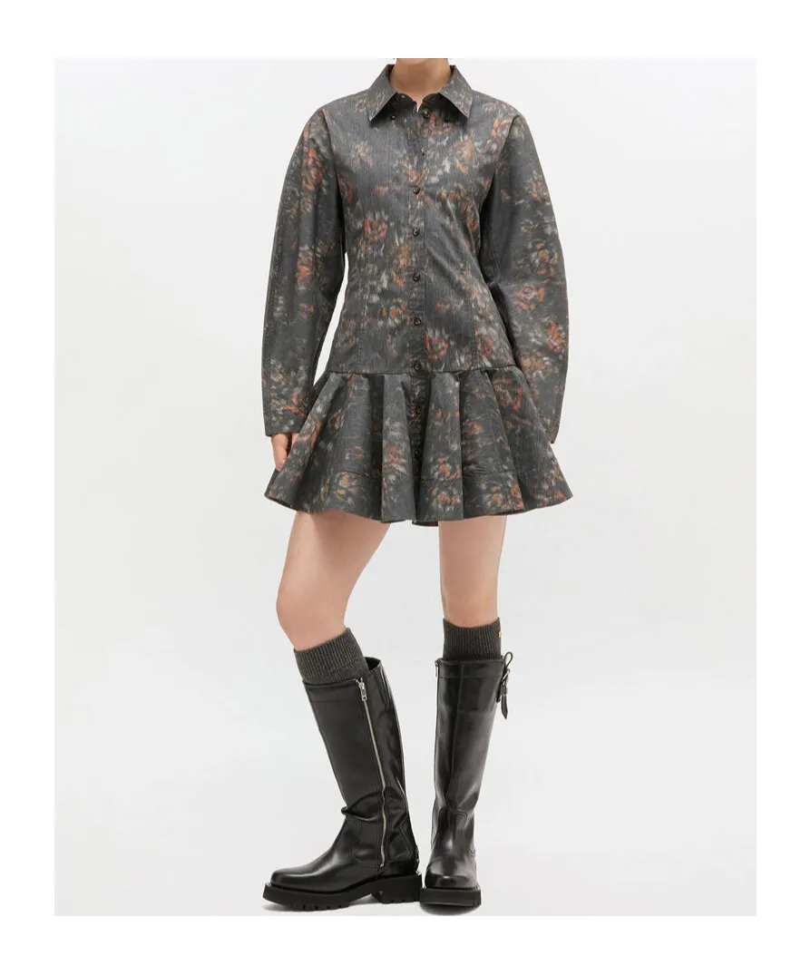 Floral Shirt Dress