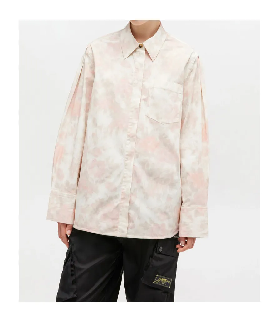 Ruffled Collar Shirt
