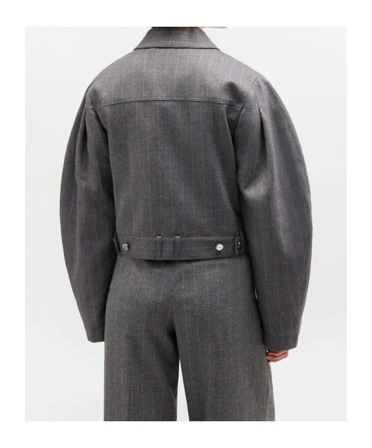 Pinstripe Pattern Jacket