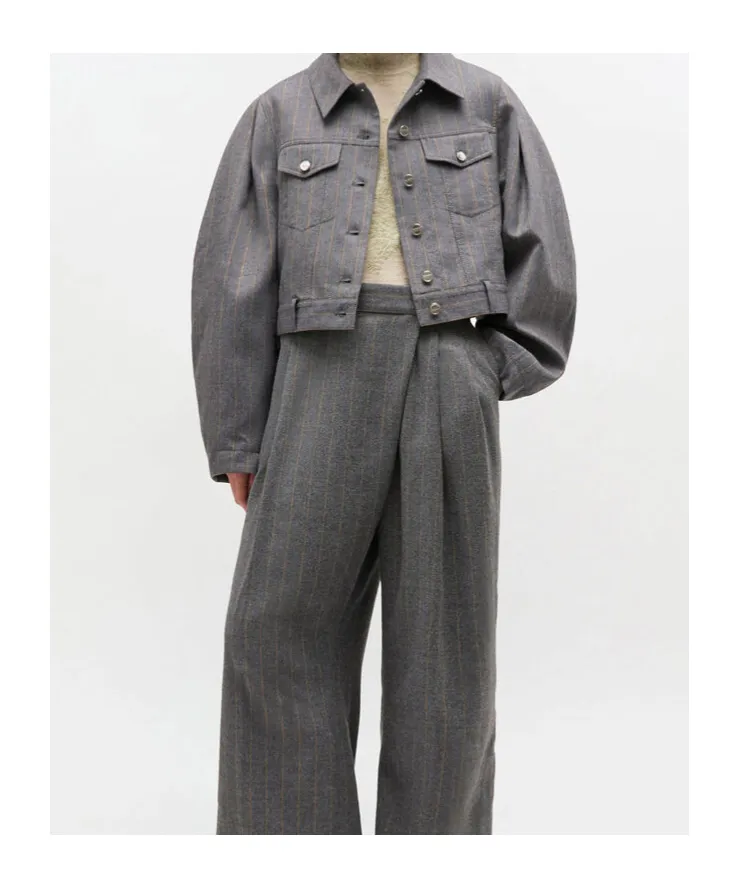Pinstripe Pattern Jacket