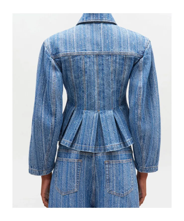 Flared Denim Jacket