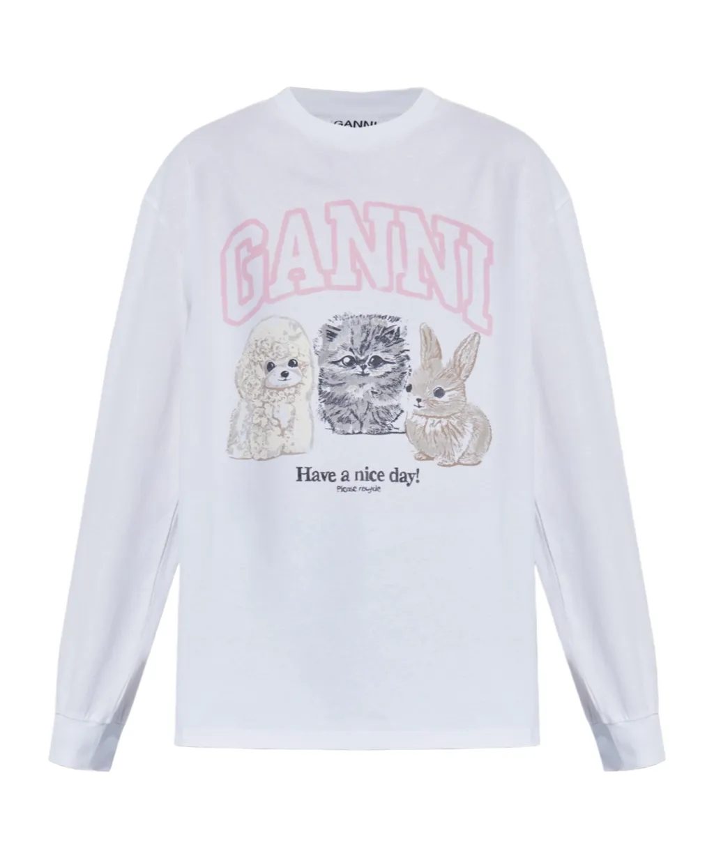Animal Print Long Sleeve T-Shirt