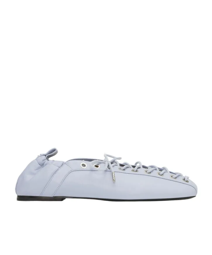 Lace-Up Ballerinas