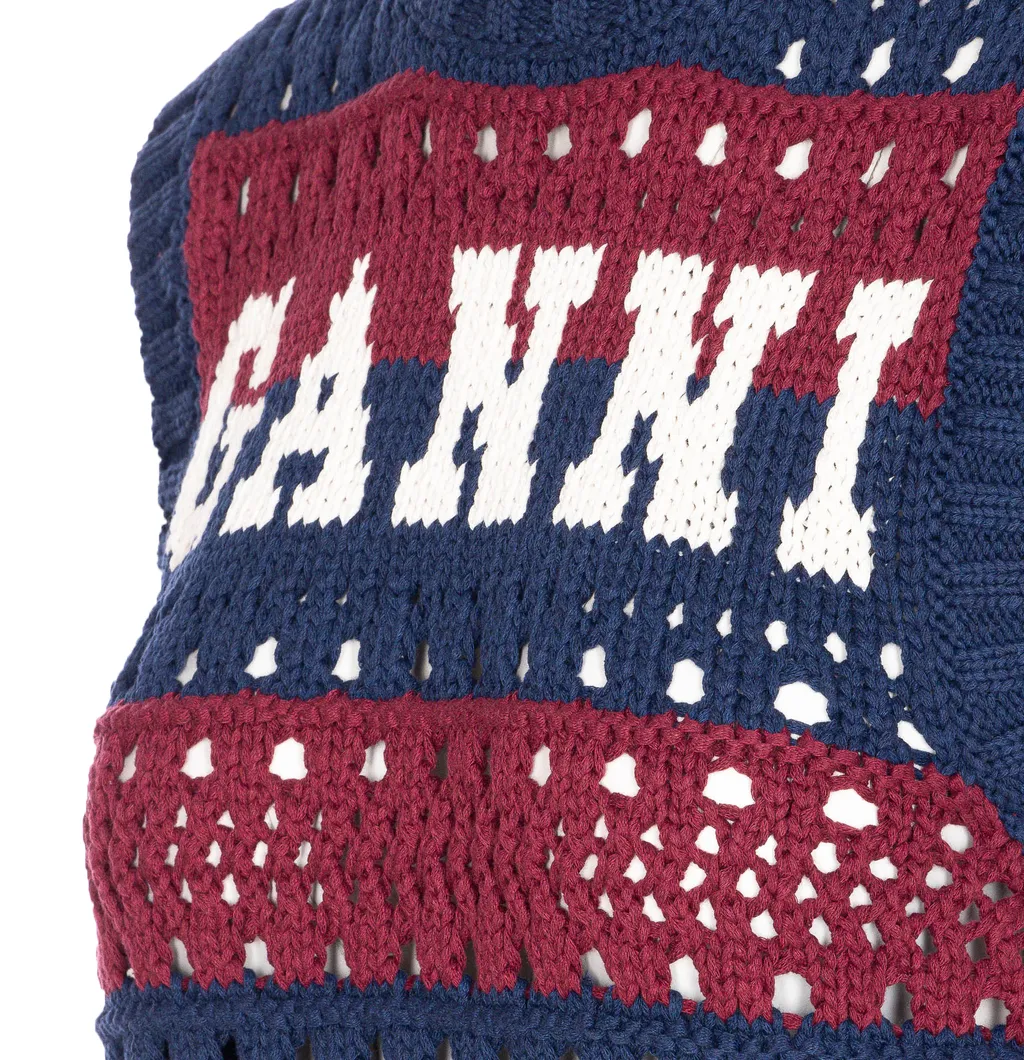 Striped Knitted Vest