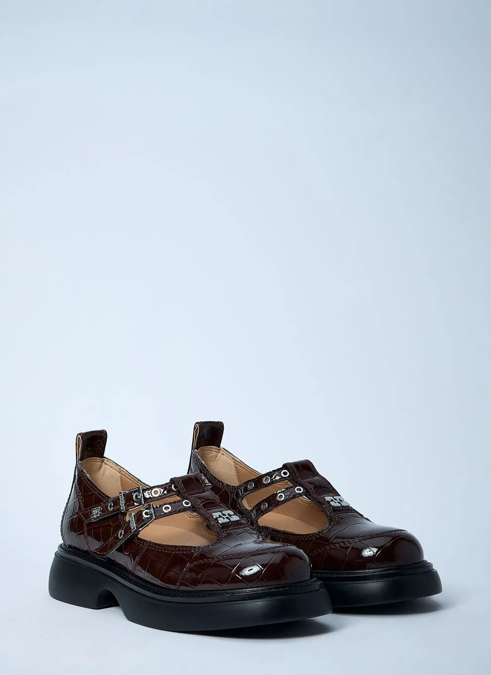 Butterfly Mary Jane Round Toe Shoes