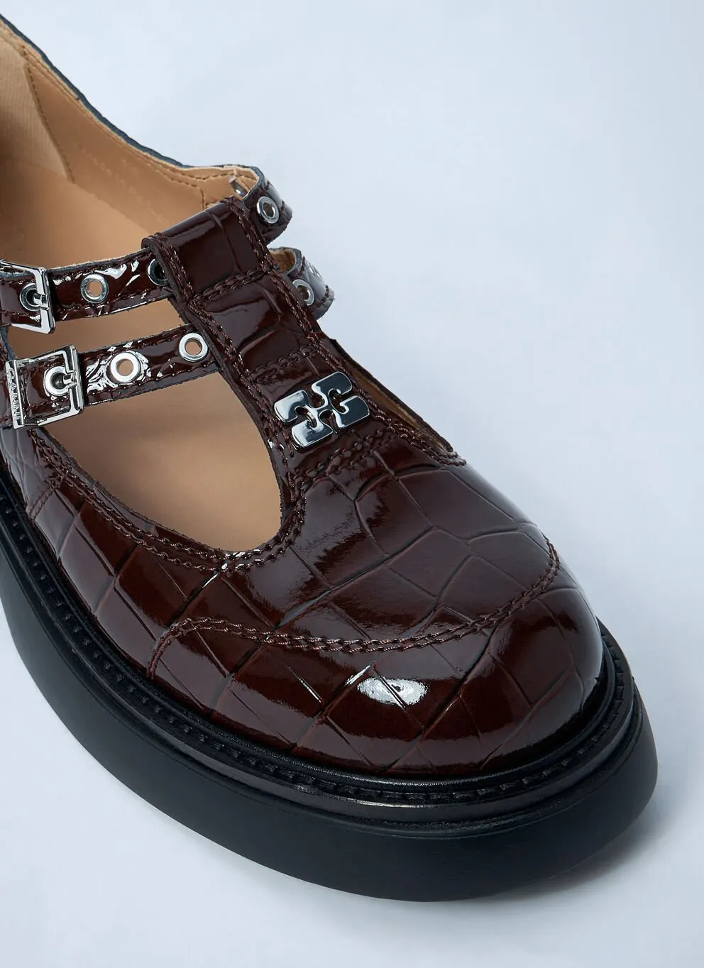 Butterfly Mary Jane Round Toe Shoes