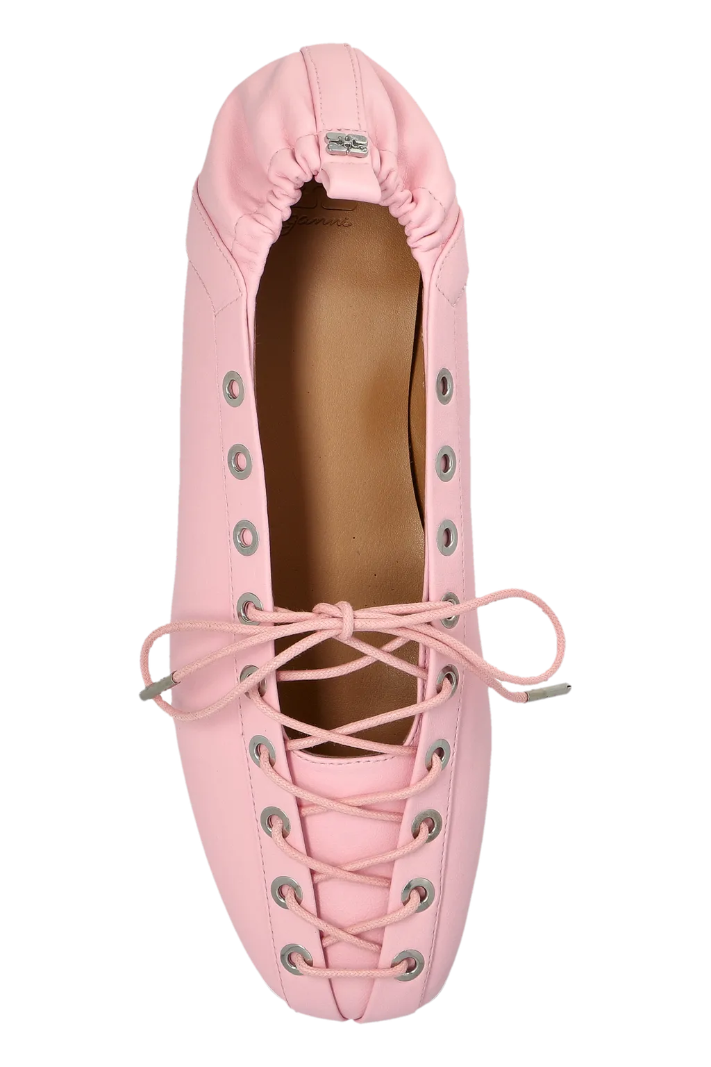 Lace-Up Ballet Flats