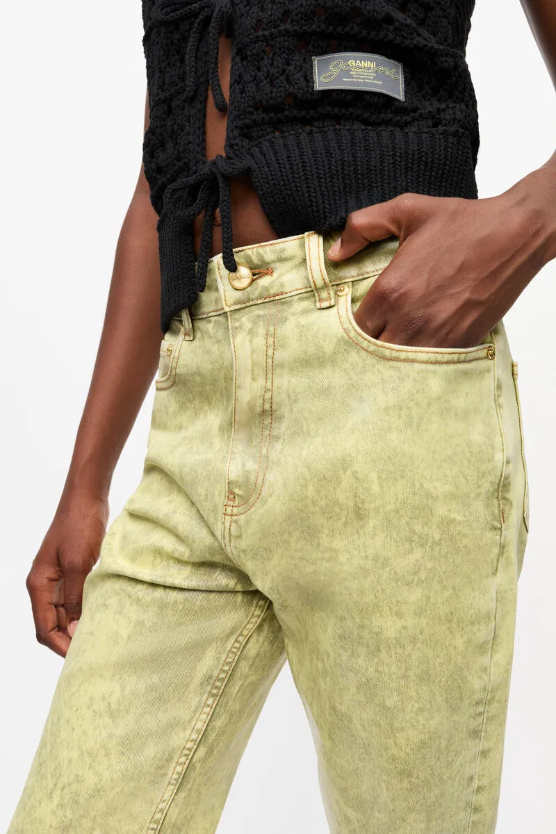 Foil Overdyed Jeans