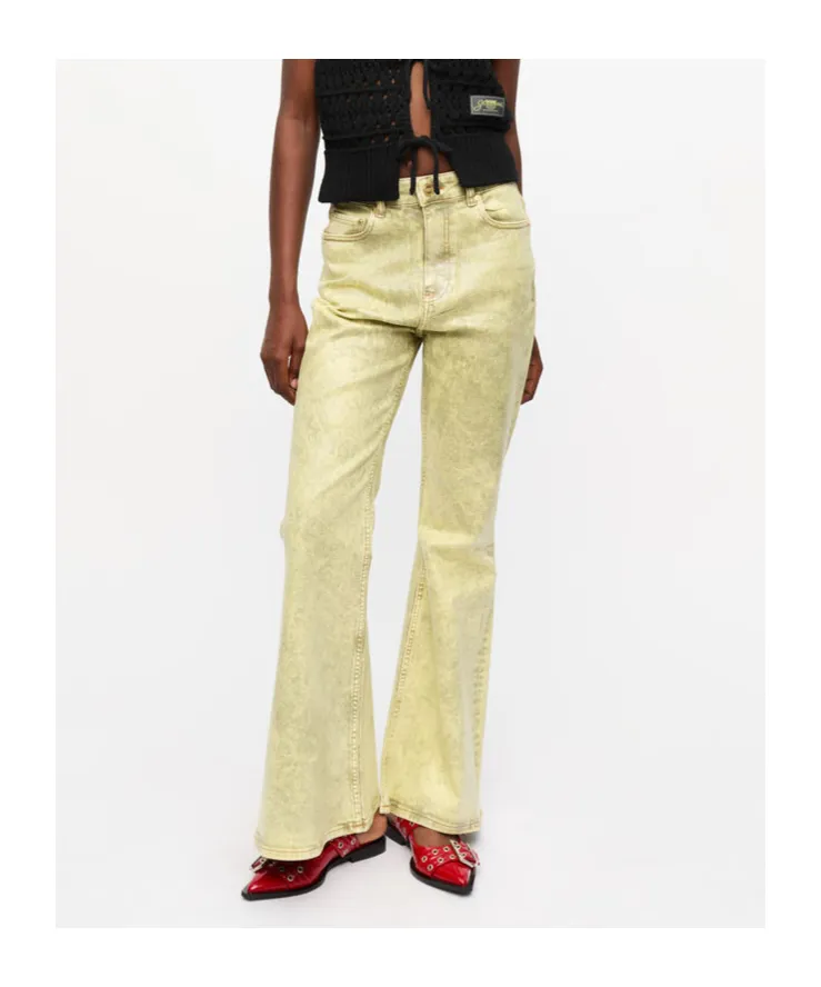 Foil Overdyed Jeans