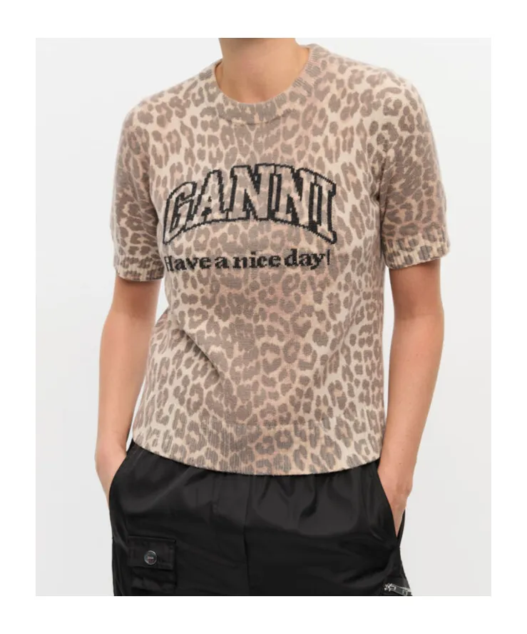 Leopard Printed T-Shirt
