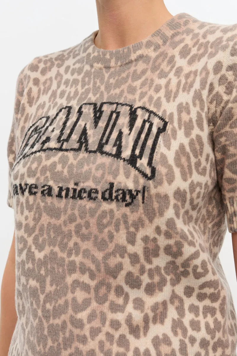 Leopard Printed T-Shirt