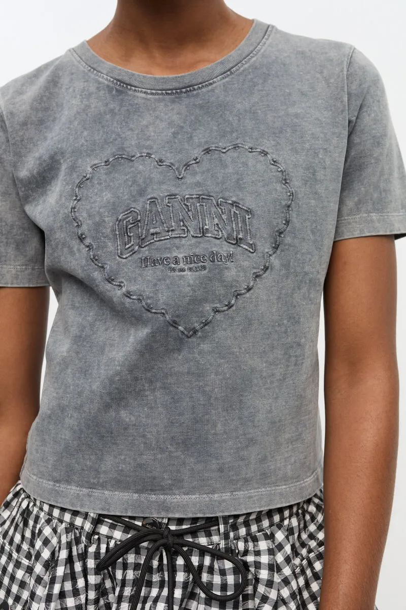 Logo-Embroidered Crewneck T-Shirt