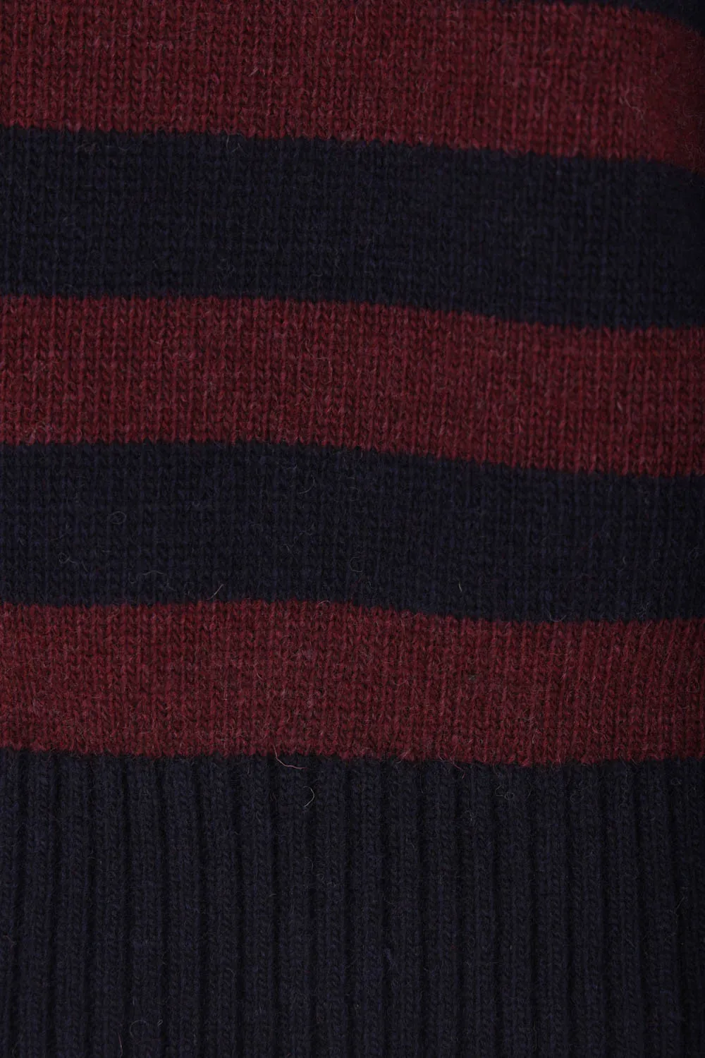 Logo Intarsia Striped Knitted Jumper