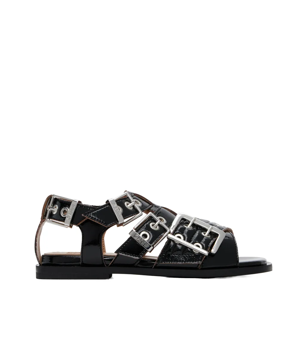 Eyelet Detailing Sandals