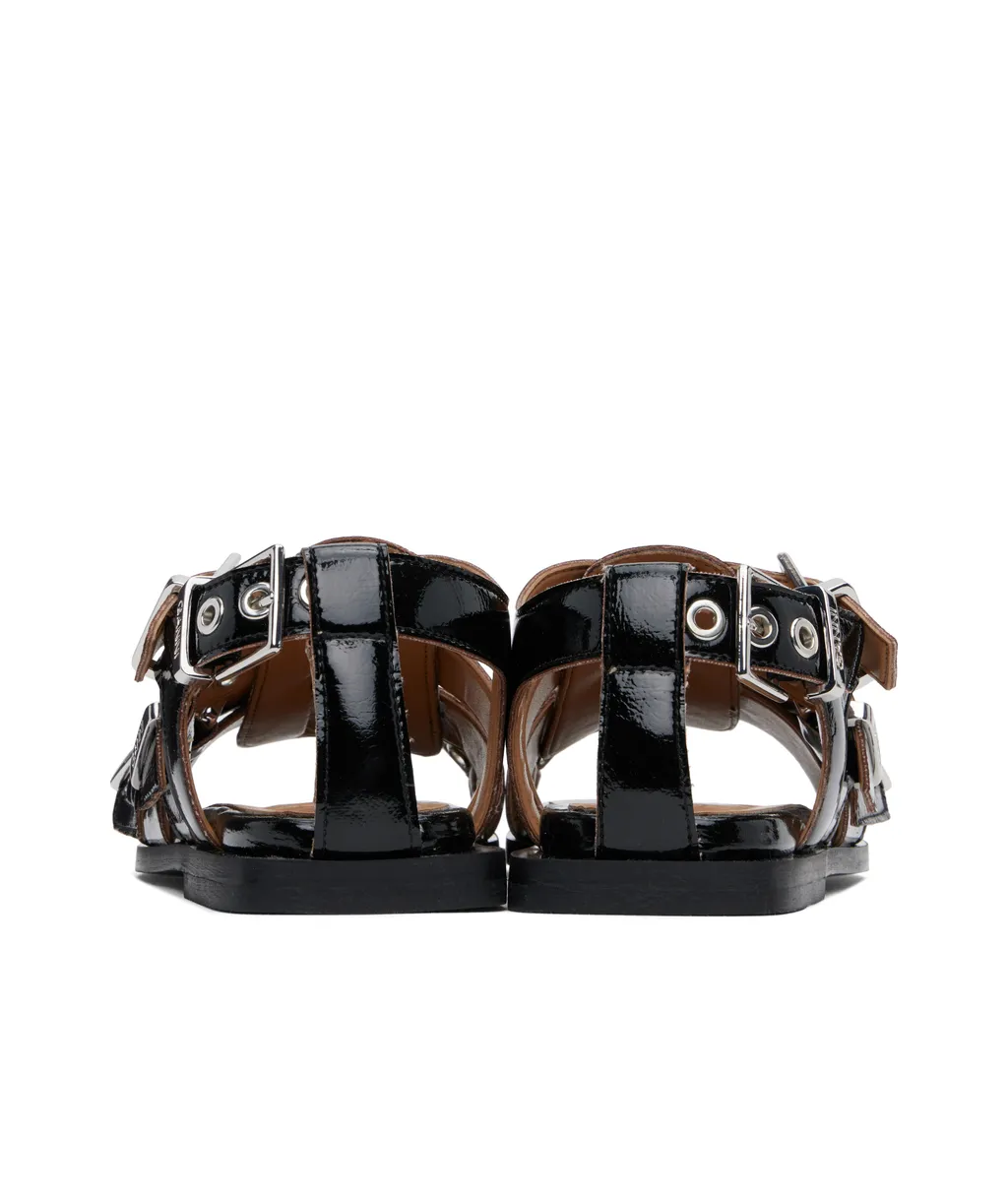 Eyelet Detailing Sandals