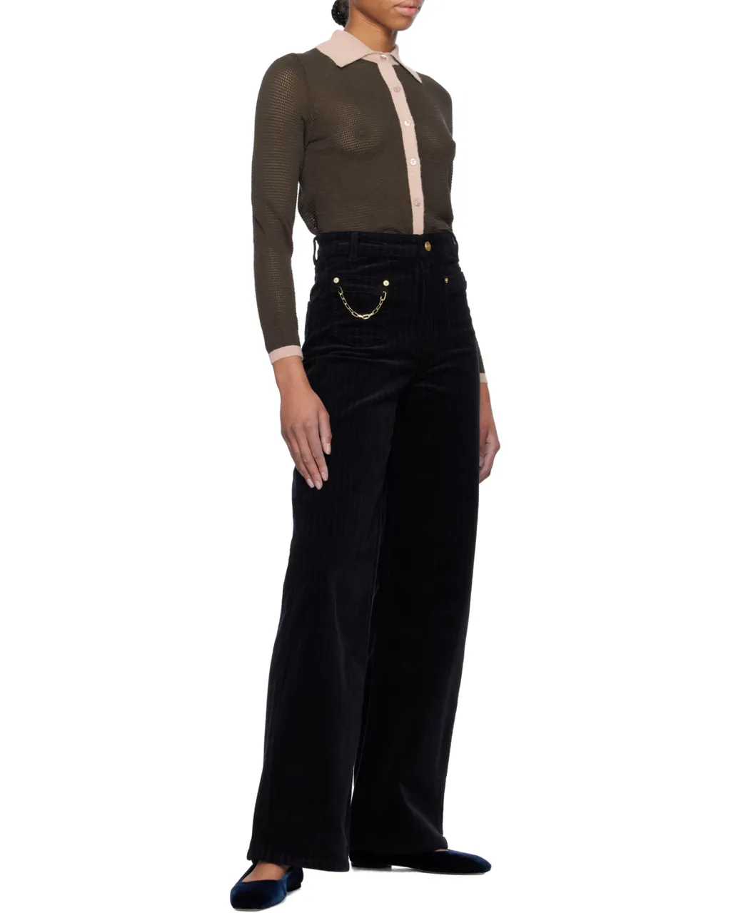 Wide Leg Corduroy Pants