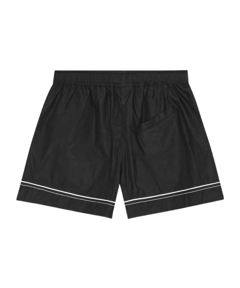 Logo Patch Poplin Shorts