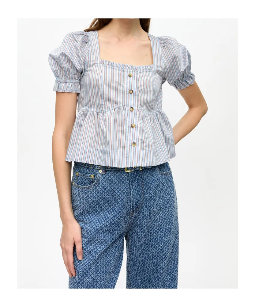 Candy Striped Blouse