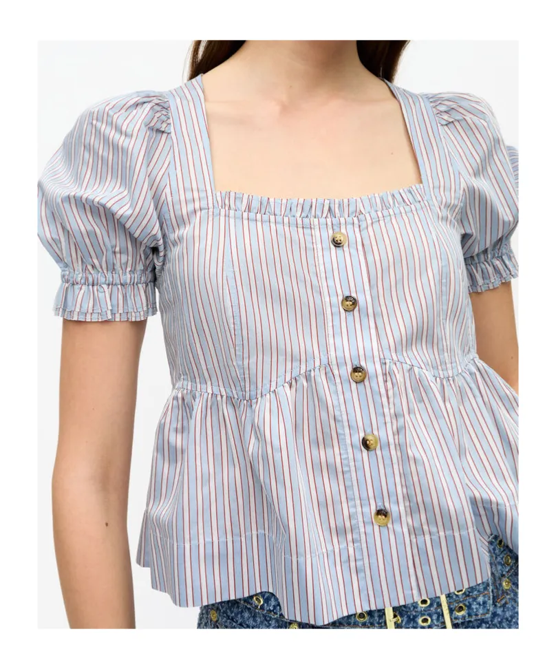 Candy Striped Blouse