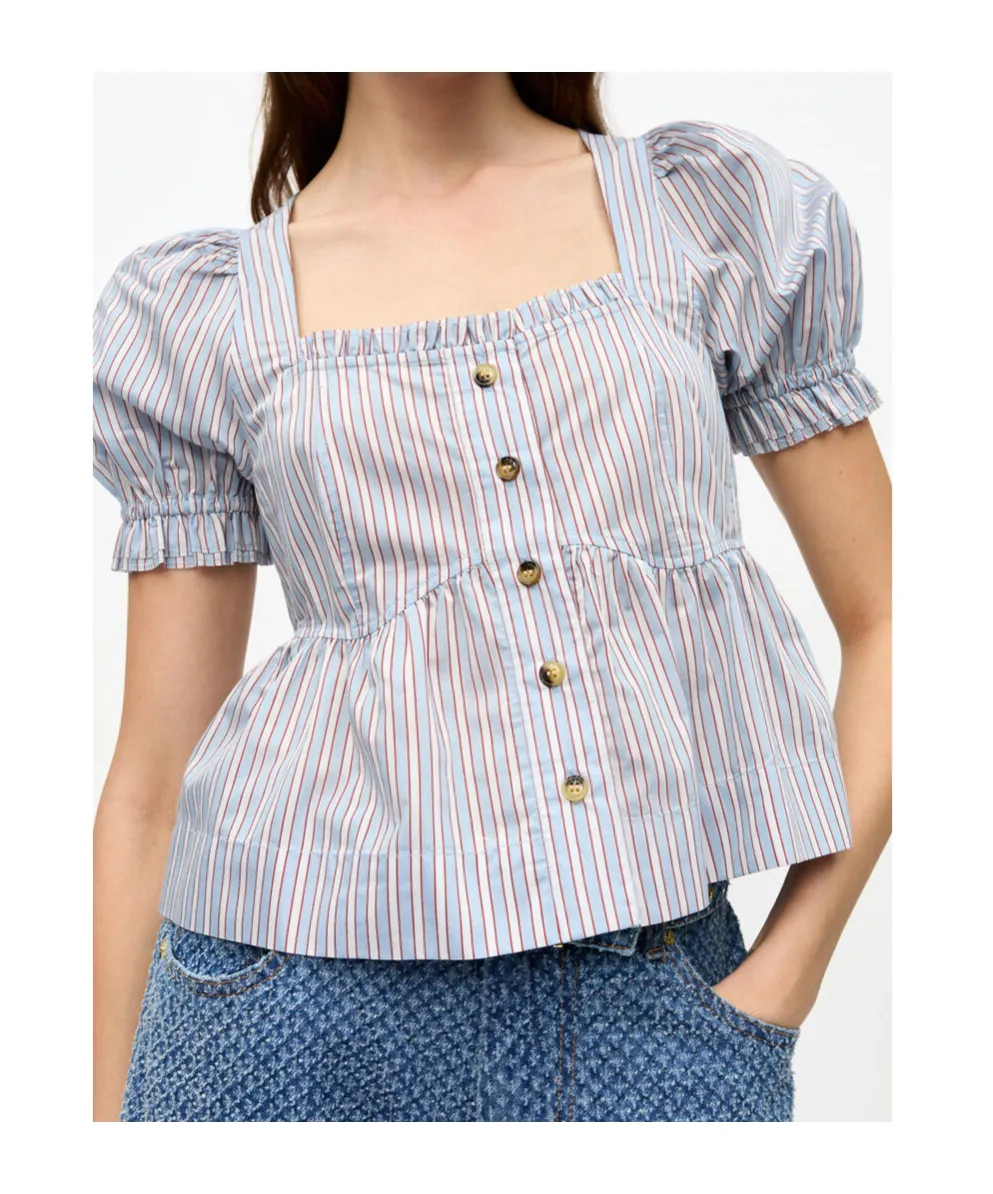 Candy Striped Blouse