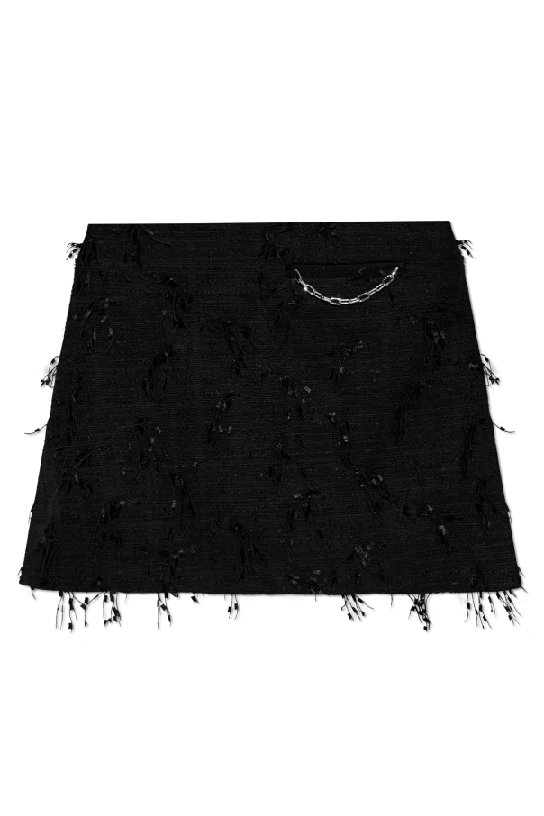 Skirt With Decorative Finish