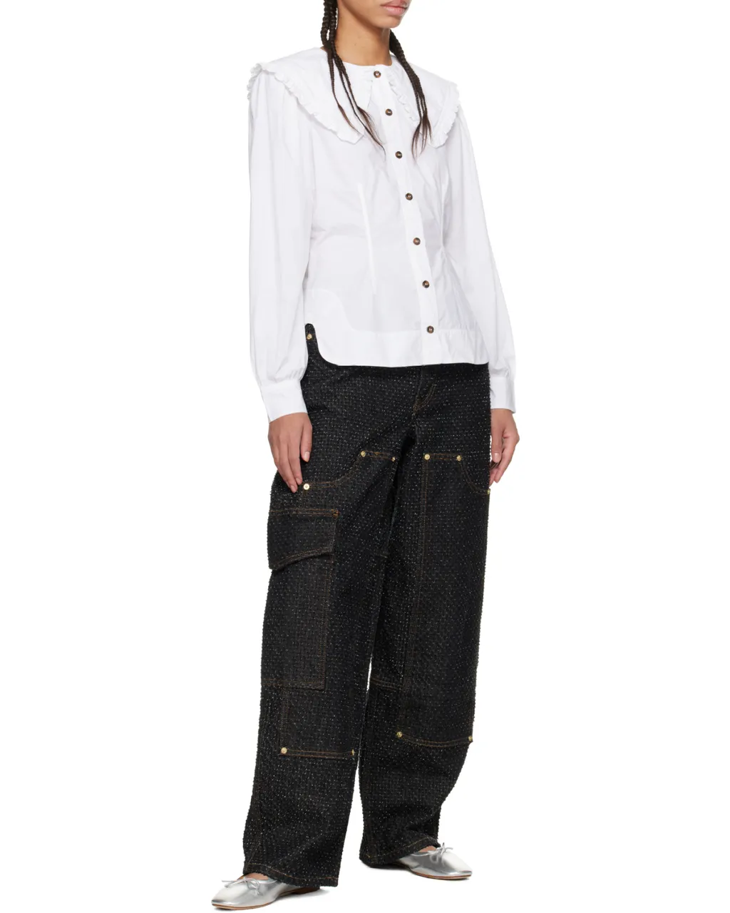 Jeans With Decorative Finish