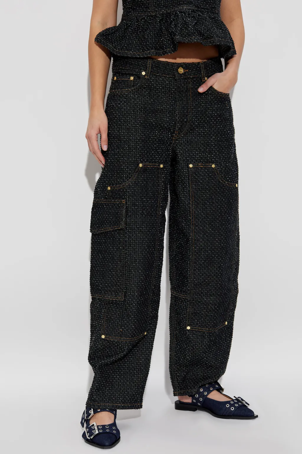 Jeans With Decorative Finish