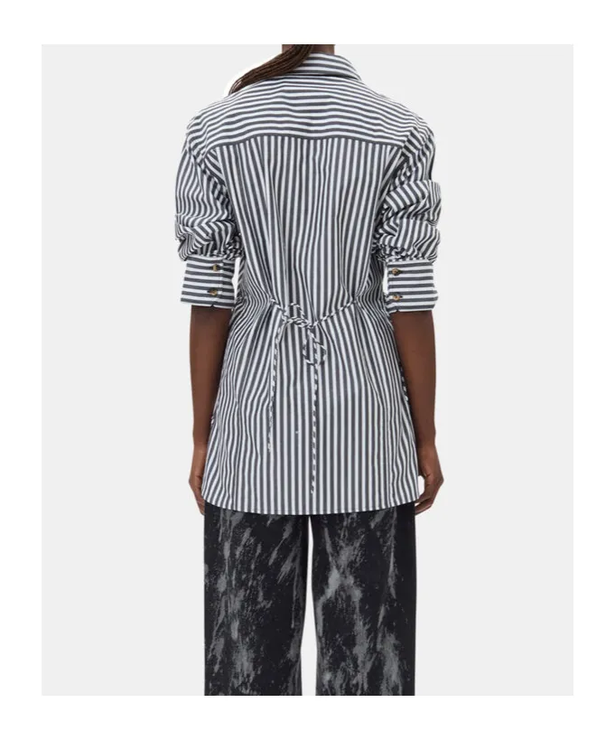 Shirt With Stripe Pattern