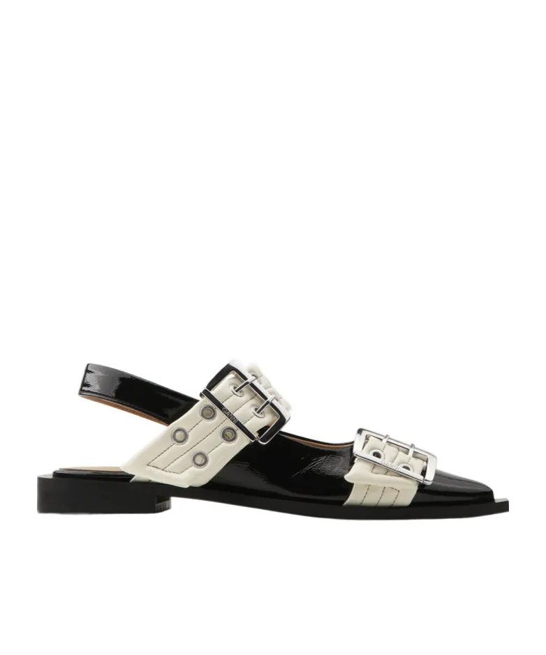 Feminine Buckle Ballerinas