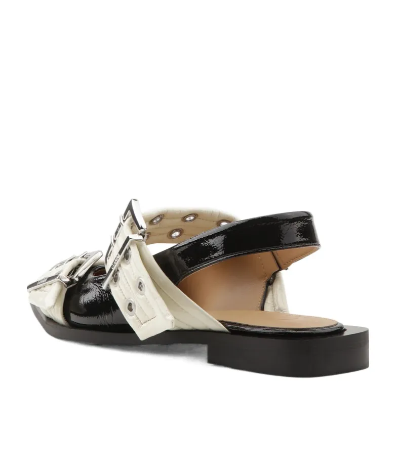 Feminine Buckle Ballerinas