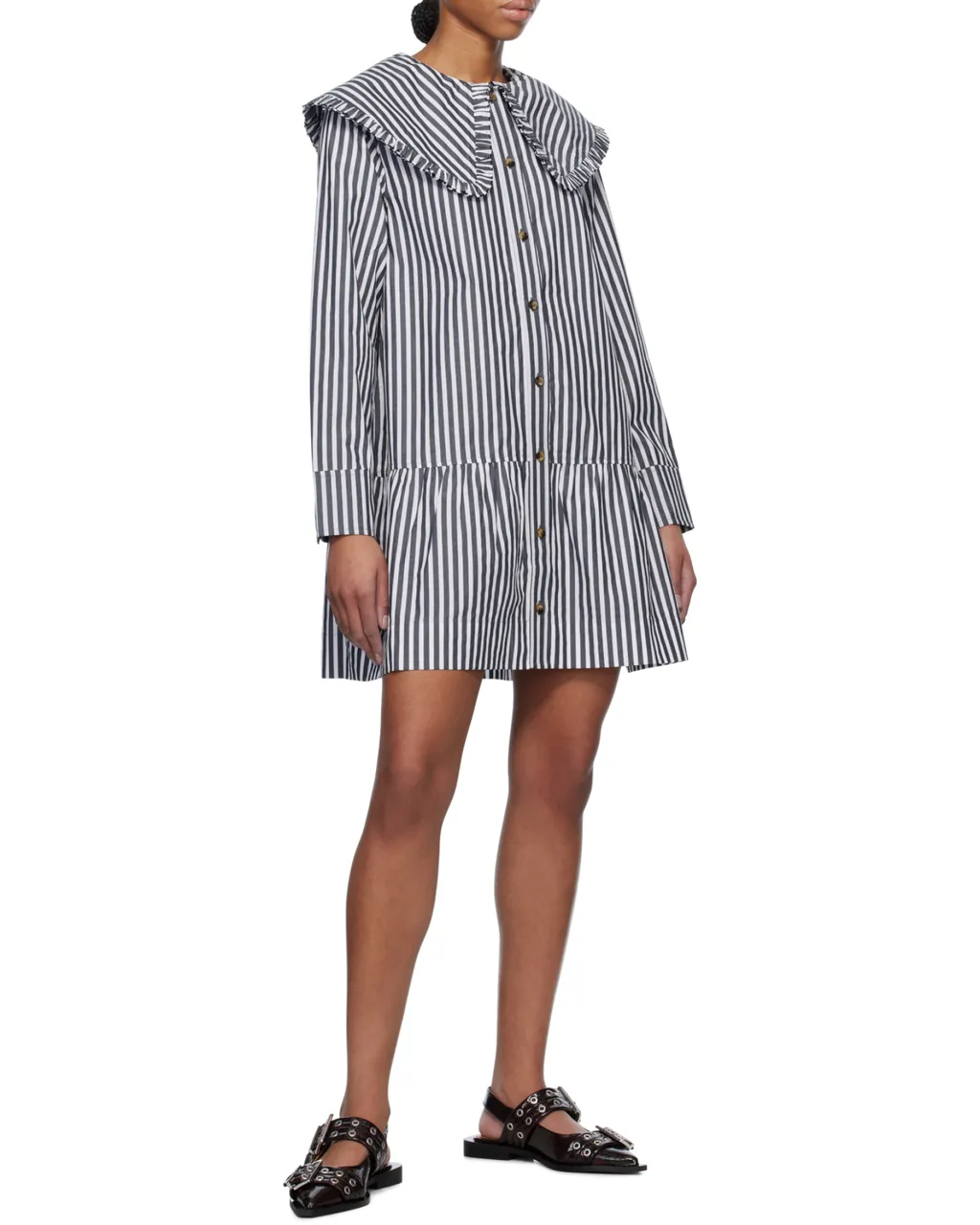 Dress With Striped Pattern