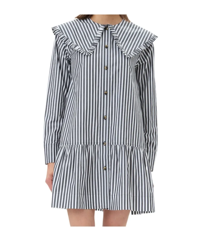 Dress With Striped Pattern