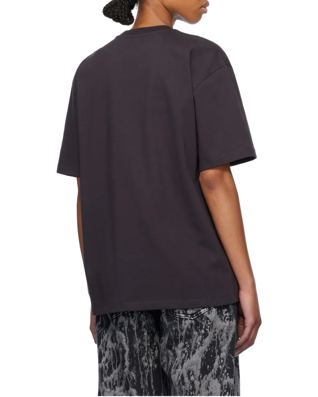 T-Shirt With Logo In Lurex Thread