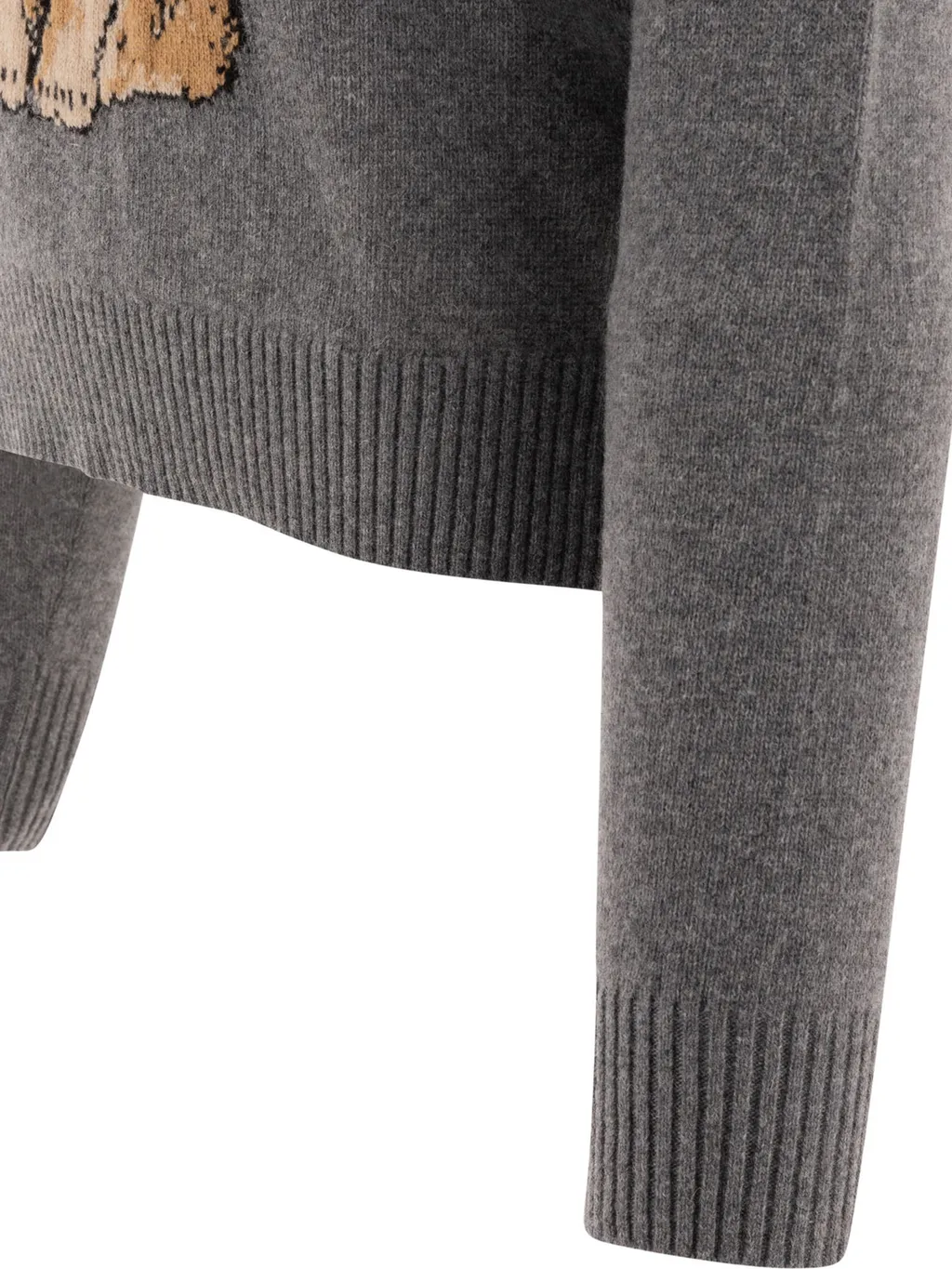 Crewneck Intarsia-Knit Jumper