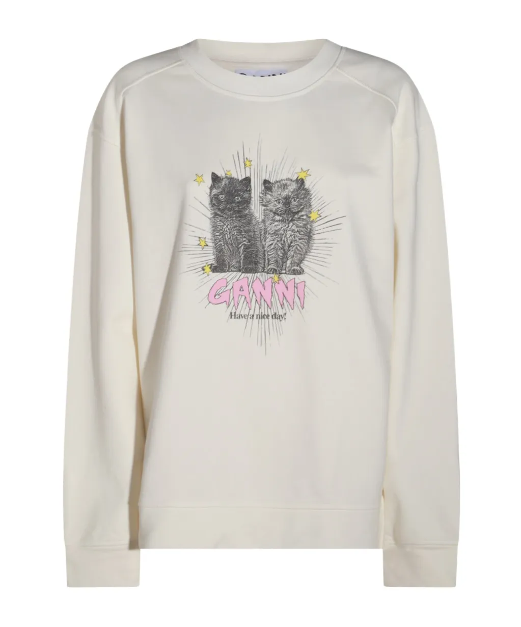 Sweatshirt With Colorful Print
