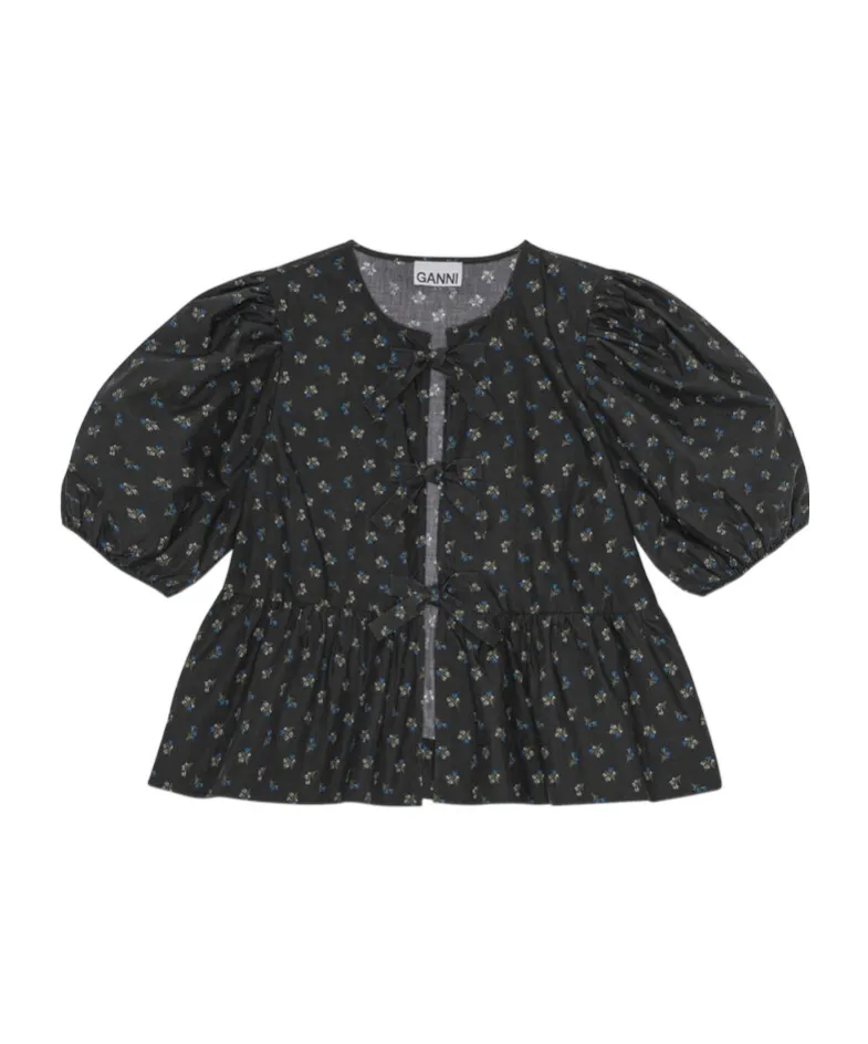 Shirt With Floral Motif