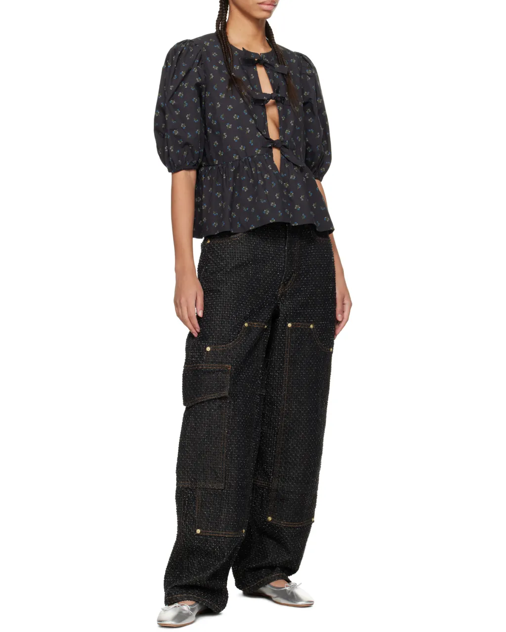 Shirt With Floral Motif