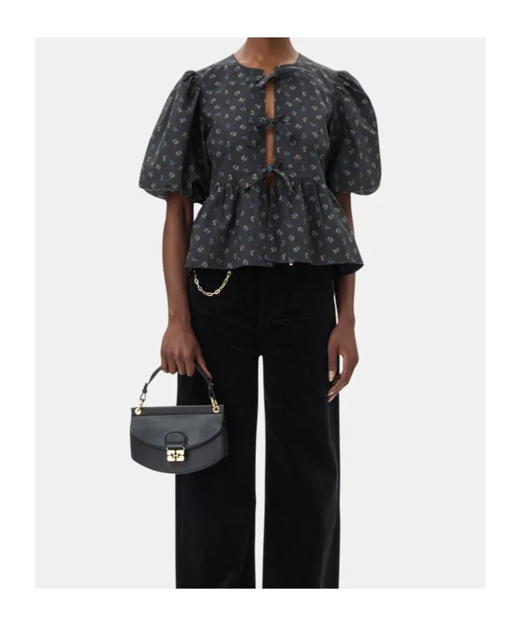 Shirt With Floral Motif