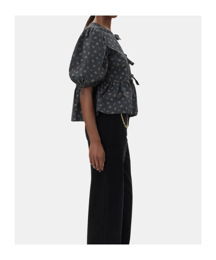 Shirt With Floral Motif