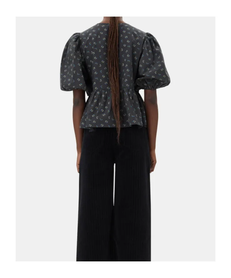 Shirt With Floral Motif